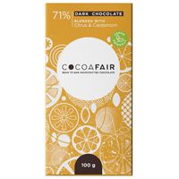 Cocoafair Citrus & Cardamom Dark Chocolate 